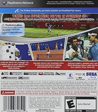 Virtua Tennis 4 - بلاي ستيشن 3 (مستعمل)