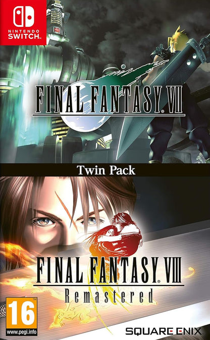 Final Fantasy VII and Final Fantasy VIII Remastered - Twin Pack - Nintendo Switch