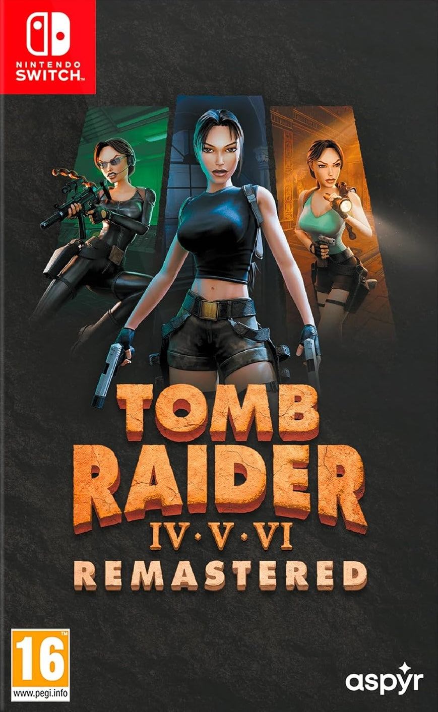 Tomb Raider IV-V-VI Remastered Starring Lara Croft - Nintendo Switch