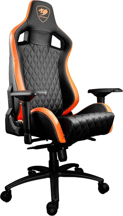 Cougar Armor S Gaming Chair with Reclining and Height Adjustment - Black