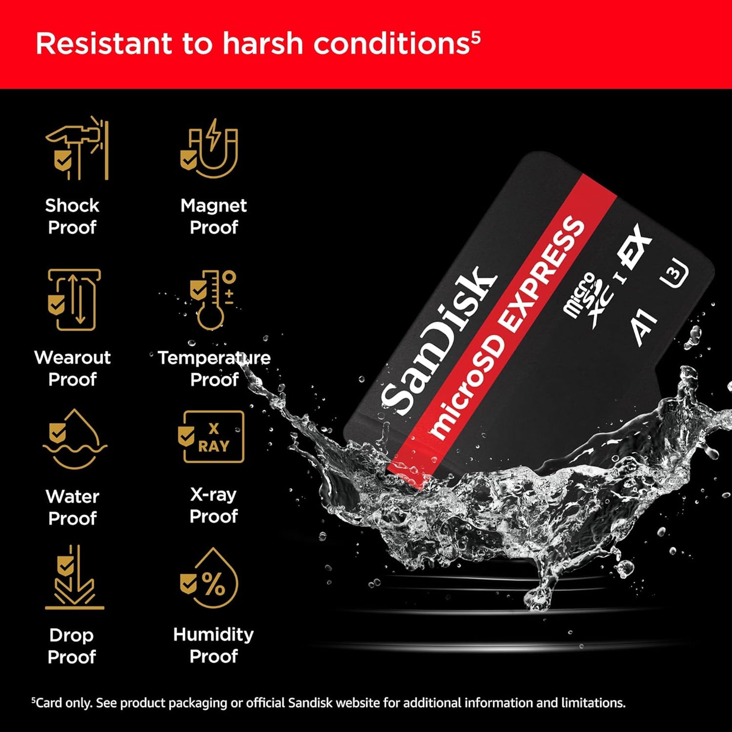 SanDisk 512GB microSD Express Card - Up to 880MB/s Read, Up to 650MB/s Write, 220MB/s Sustained Write, U3, C10 - for Nintendo Switch 2