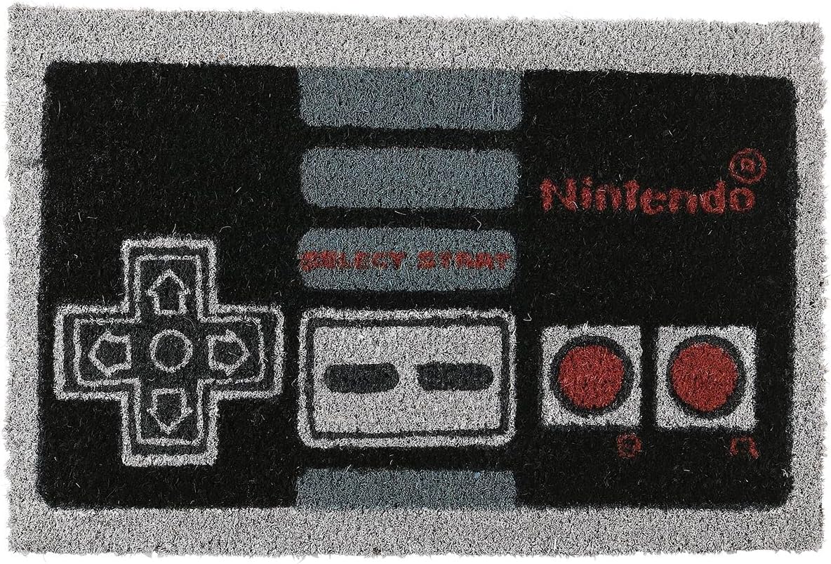 Nintendo Classic NES Controller Outdoor Doormat Door Mat Multi-Colour