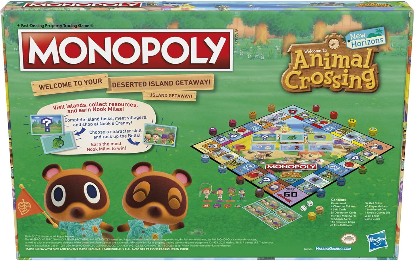 Monopoly Animal Crossing New Horizons Edition Board Game