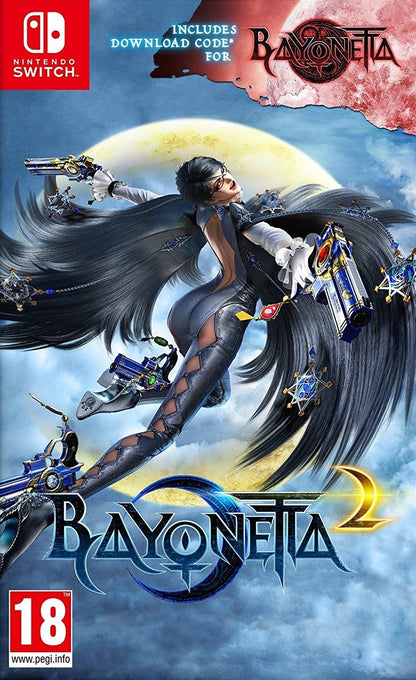 Bayonetta 2 (Physical Game Card) + Bayonetta (Digital Download) - Nintendo Switch