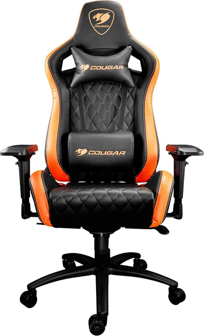 Cougar Armor S Gaming Chair with Reclining and Height Adjustment - Black