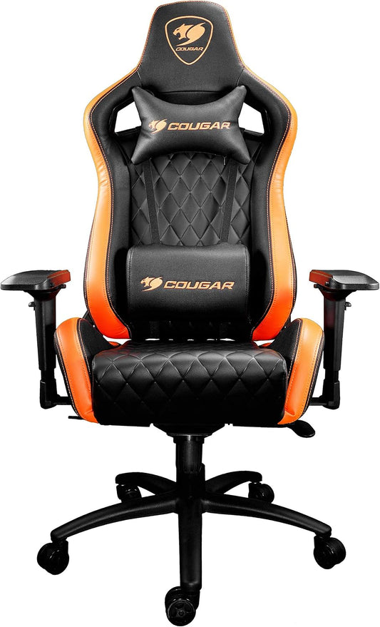 Cougar Armor S Gaming Chair with Reclining and Height Adjustment - Black