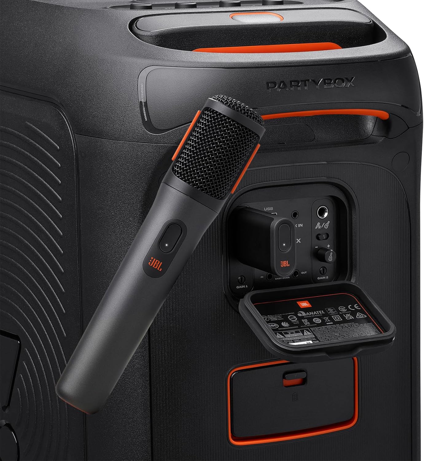 BL PartyBox Wireless Mic - 2X Digital Wireless Microphones, Rechargeable Battery (20hrs - 700mAh)