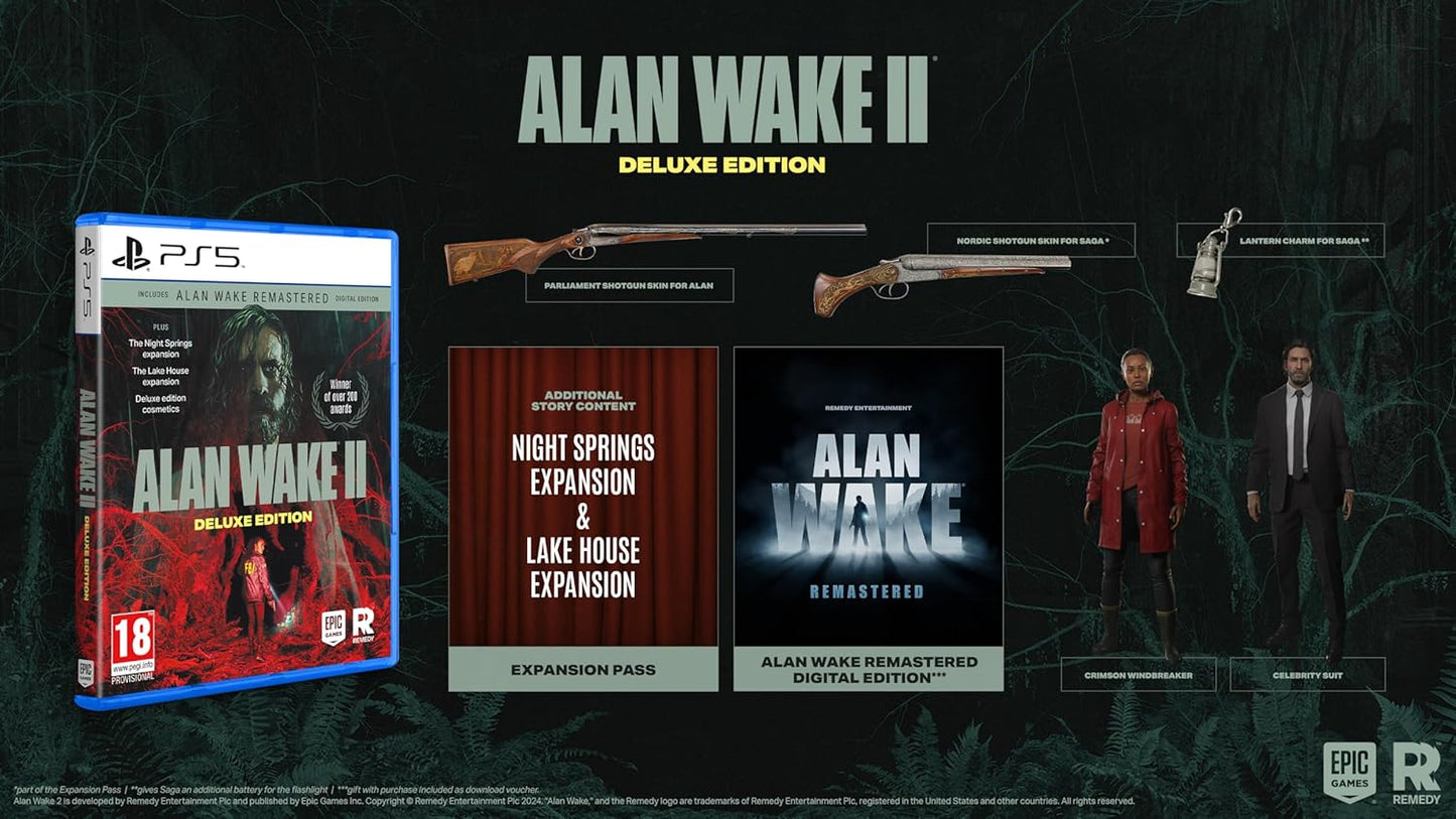 Alan Wake 2 Deluxe Edition - PlayStation 5