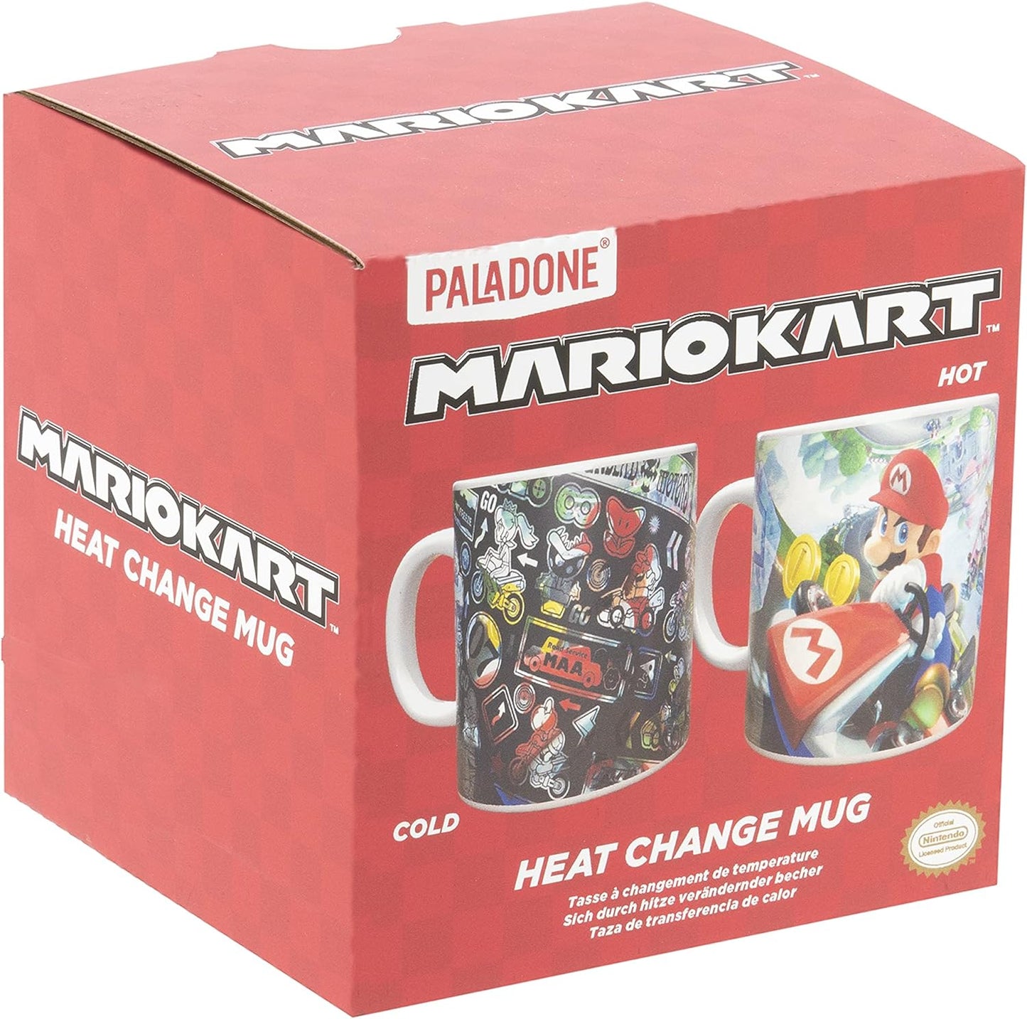 Paladone Mario Kart Heat Change Mug - Officially Licensed Merchandise