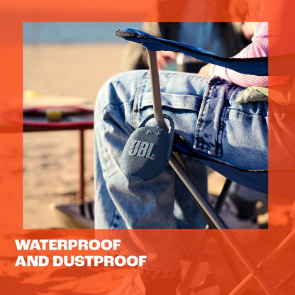 JBL Clip 5 - Ultra-Portable, Waterproof & Dustproof Bluetooth Speaker, Big Pro Sound with Punchy bass, Integrated Carabiner, Up to 12 Hours of Play