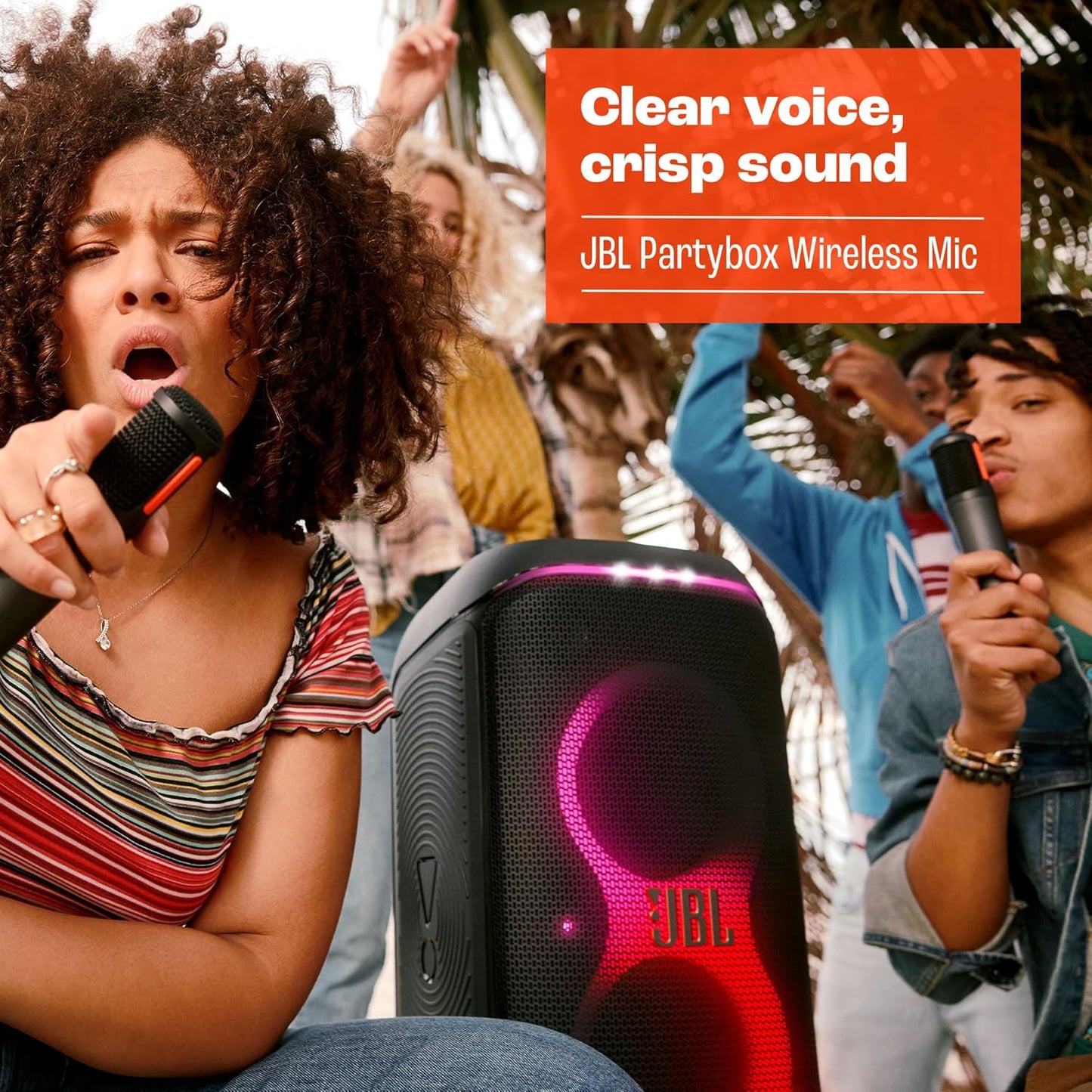 BL PartyBox Wireless Mic - 2X Digital Wireless Microphones, Rechargeable Battery (20hrs - 700mAh)