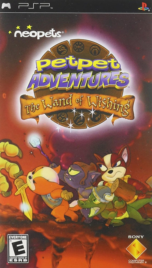 Neopets Petpet Adventures The Wand of Wishing - Sony PSP (USED)