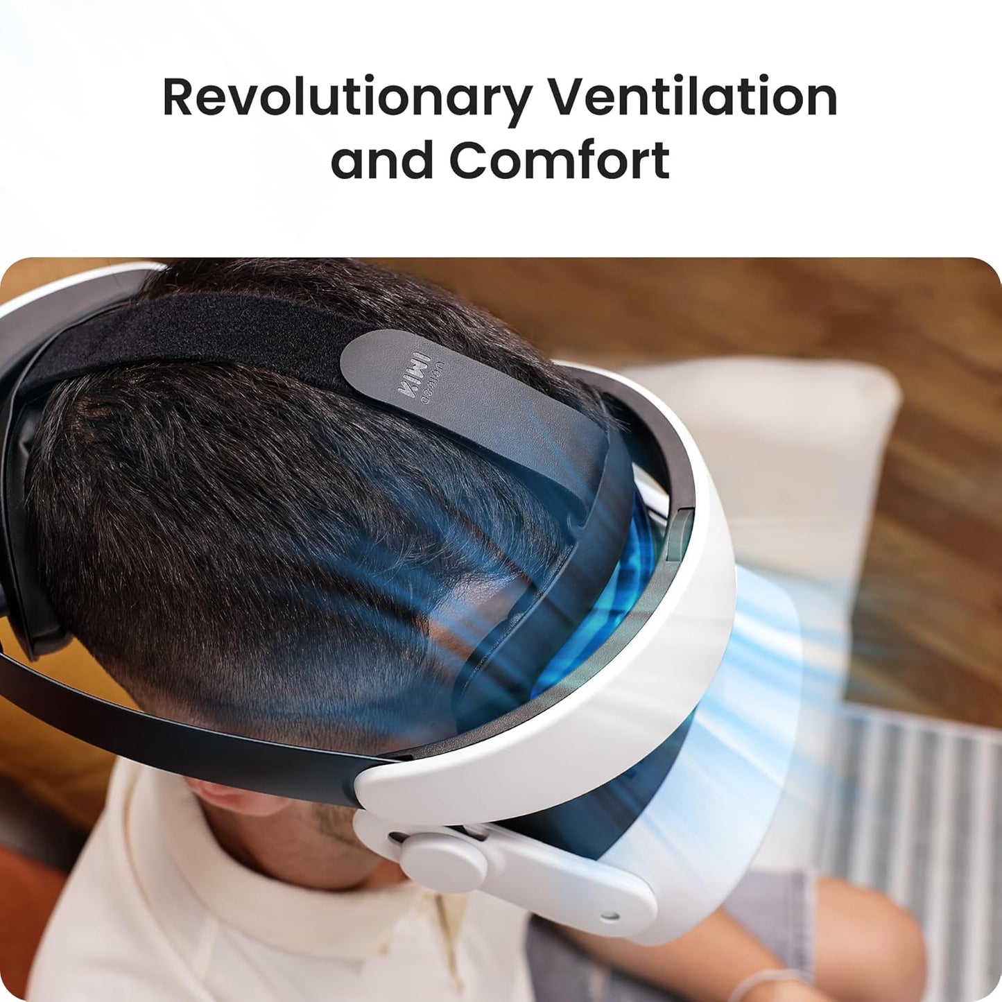 KIWI design H4 Boost Comfort Battery Head Strap Accessories for Meta/Oculus Quest 3/3S, Dual Fast Charge the VR Headset and Battery Strap in 2.5h, Halo Strap Reduce Facial Pressure