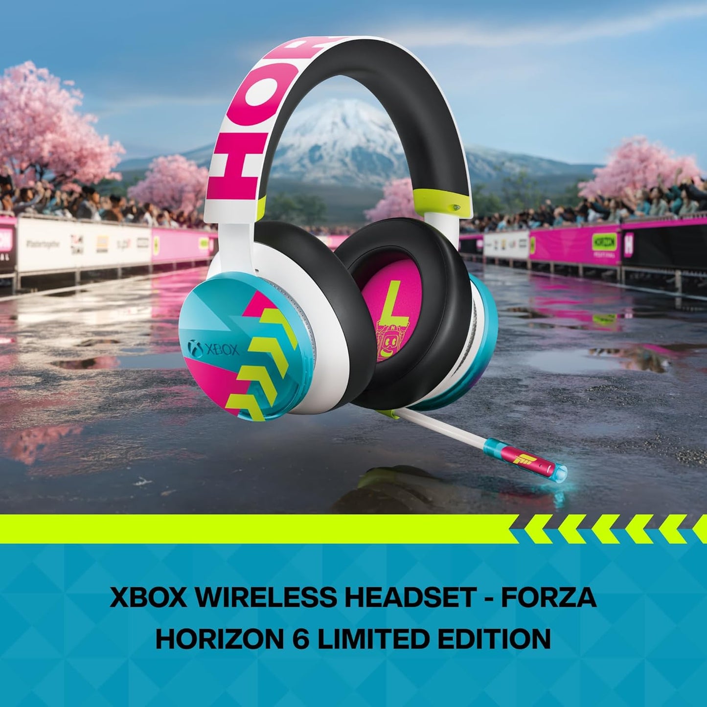 XBOX Wireless Gaming Headset | Forza Horizon 6 Limited Edition | Over Ear Headphones | Spatial Audio with Dolby Atmos