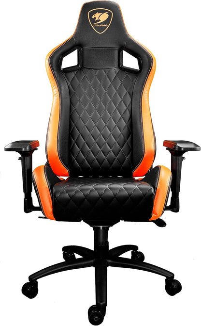Cougar Armor S Gaming Chair with Reclining and Height Adjustment - Black