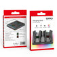 OIVO 4 in 1 Charging Dock for Nintendo Switch 2 Joy-Cons With 7 RGB Light Modes - Black