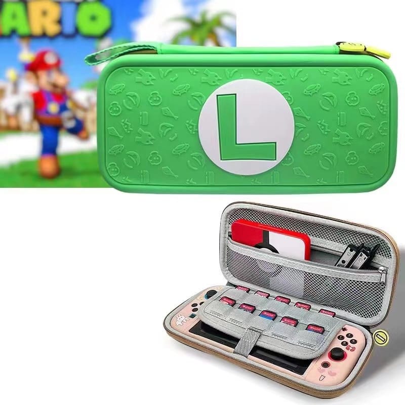 3D Travel Carrying Case For Nintendo Switch OLED And Nintendo Switch - Luigi
