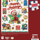 Super Mario Happy Holidays 1000 Piece Jigsaw Puzzle | Featuring Mario, Princess Peach, Bowser, Yoshi, and Luigi | Officially Licensed Merchandise