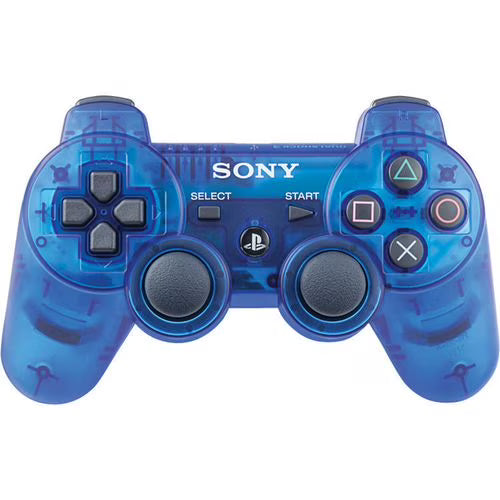 Genuine OEM Sony PlayStation 3 PS3 DualShock 3 Controller- Translucent Blue (USED)
