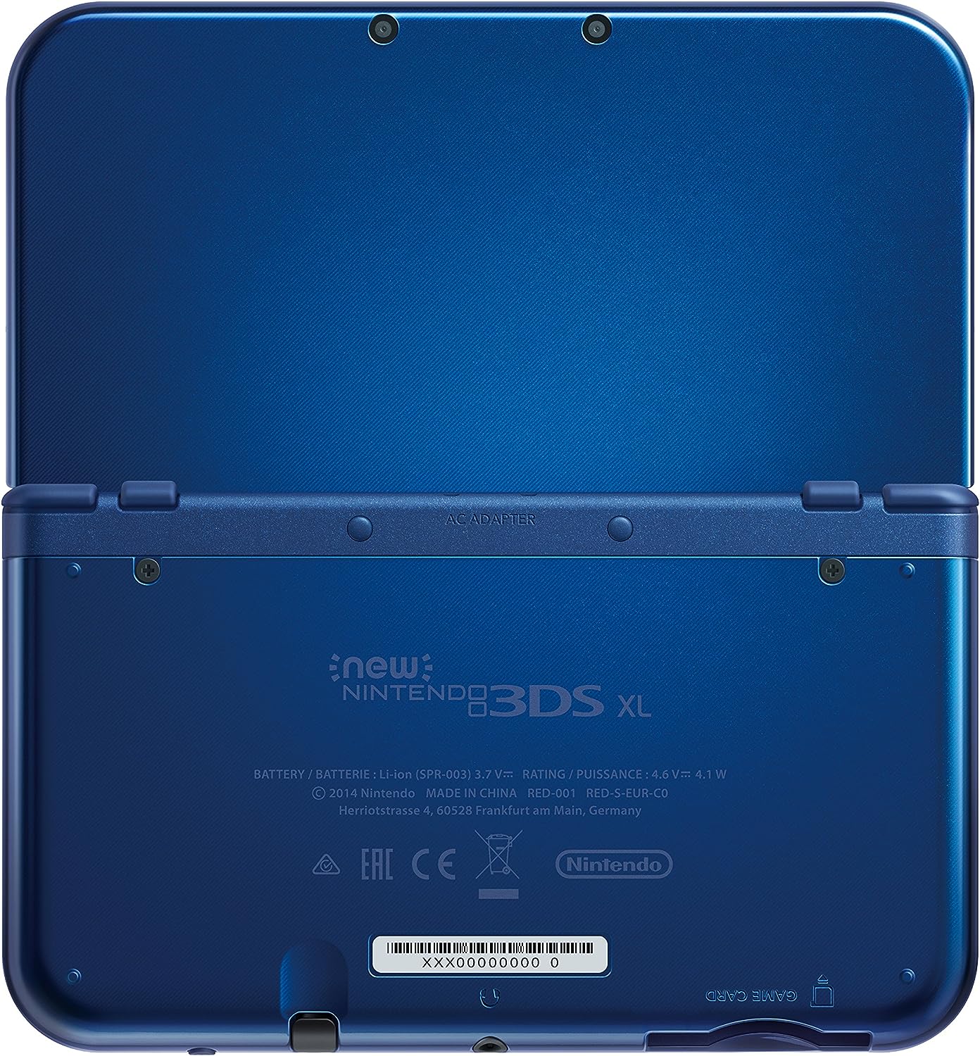 New Nintendo 3DS XL - Metallic Blue - Modded With Games Inside (USED)