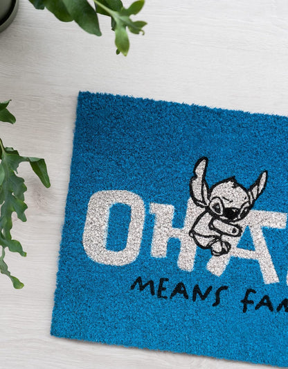 سجادة باب ديزني ستيتش من مجموعة إريك | ١٥.٧ × ٢٣.٦ بوصة (٤٠ × ٦٠ سم) | هدايا ديزني ستيتش | جوز الهند | صديق للبيئة ١٠٠٪ | سجادة باب داخلية وخارجية | هدايا ليلو وستيتش