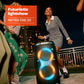 JBL PartyBox Stage 320 - Portable Party Speaker with Telescopic Handle & Wide, Sturdy Wheels, Powerful JBL Pro Sound, Up to 18 Hours of Play time