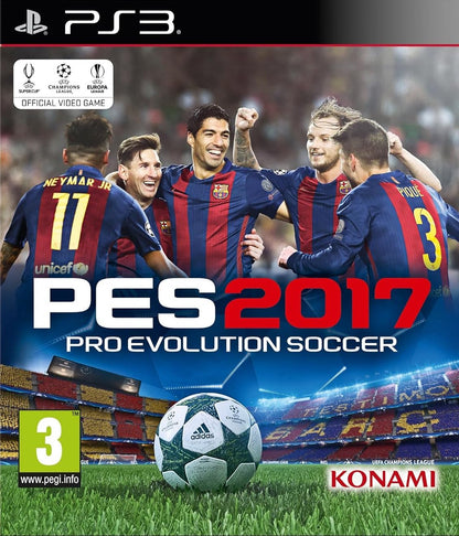 PES 2017 Pro Evolution Soccer - بلاي ستيشن 3 (مستعمل)