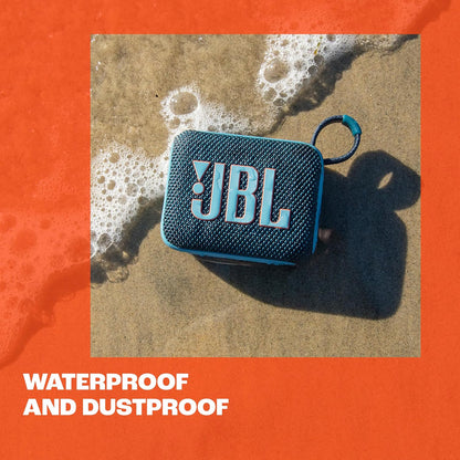 JBL Go 4 - Ultra-Portable, Waterproof and Dustproof Bluetooth Speaker, Big Pro Sound with Punchy bass, 7-Hour Built-in Battery