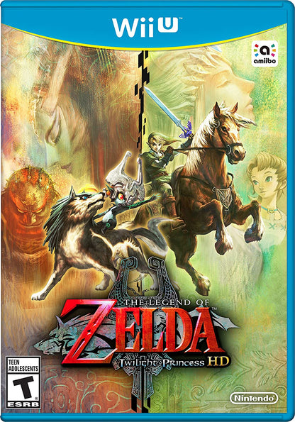 Zelda Twilight Princess HD [لعبة + حزمة Amiibo] - Nintendo Wii U (NTSC) - (مستعمل) 