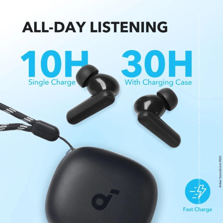 Soundcore by Anker R50i True Wireless Earbuds - Black