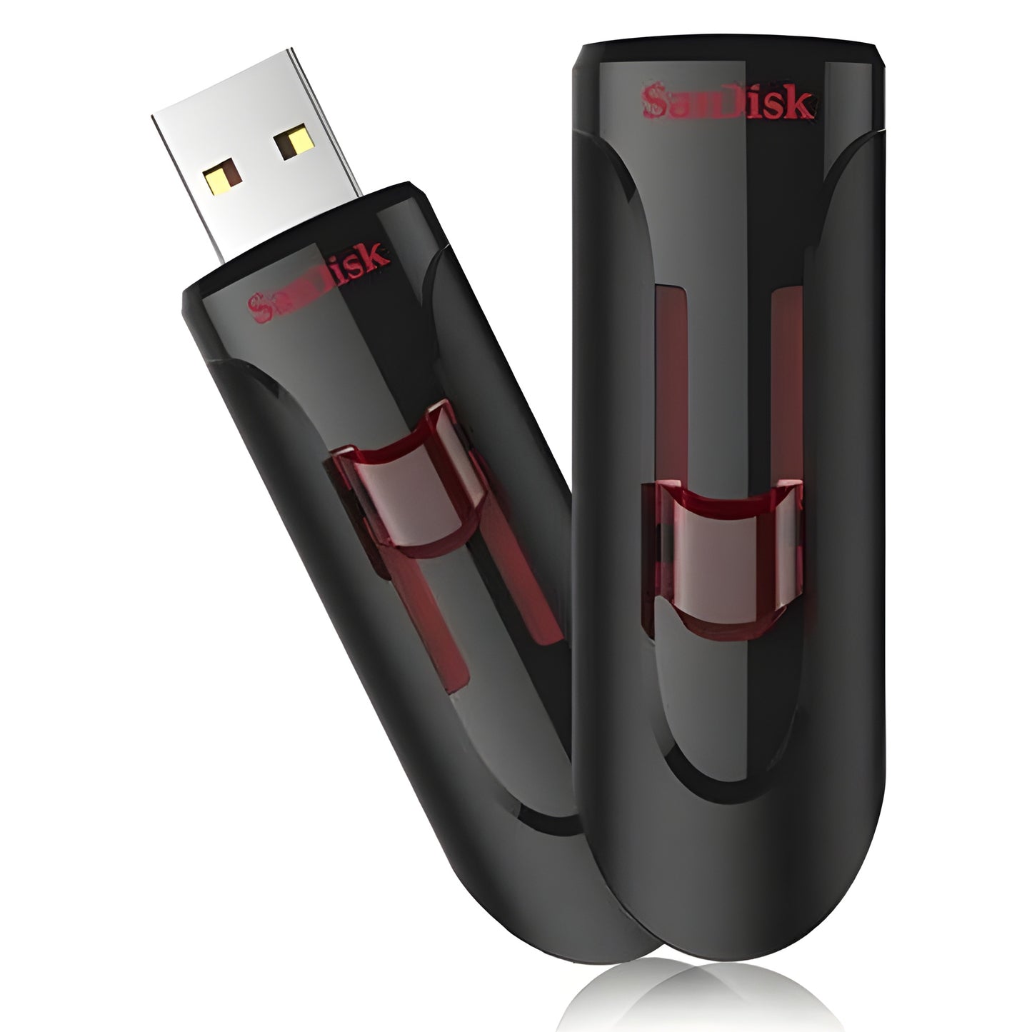 Sandisk Cruzer Glide 3.0 USB-A Flash Drive  256GB – Supports Password Protection –  Backward Compatibility with USB 2.0 Ports –  Retractable Design – SDCZ600-256G-G35
