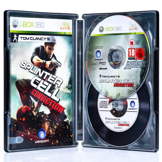 Tom Clancy's Splinter Cell: Conviction (STEELBOOK) - Xbox 360 - PAL (USED)