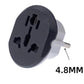 Universal EU KR Plug Adapter AC 250V 16A EU Converter 2 Round Pin Socket Suitable For US UA UK To EU Plug For LAPTOPS & SMART DEVICES