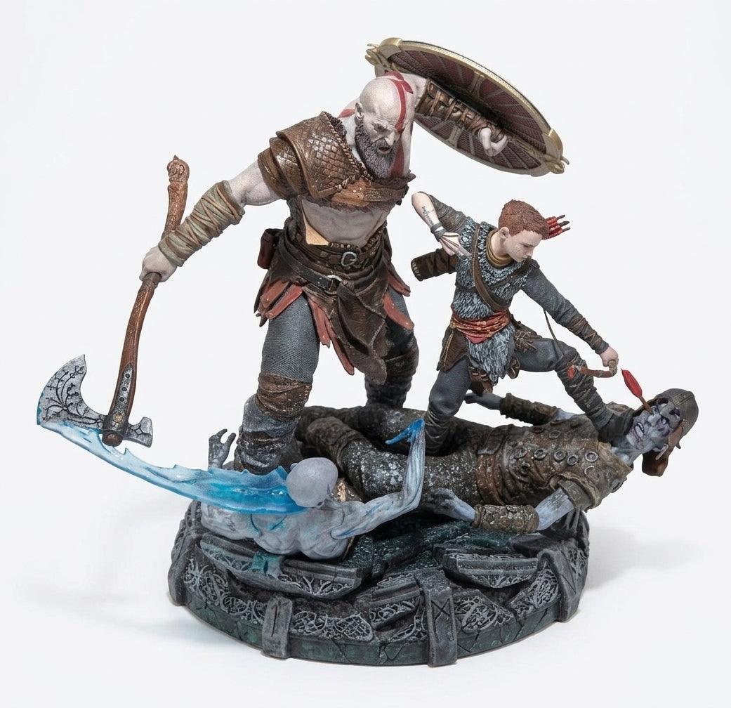 God of War Stone Mason's Collector's Edition (Statue Only) Kratos and Atreus PS4