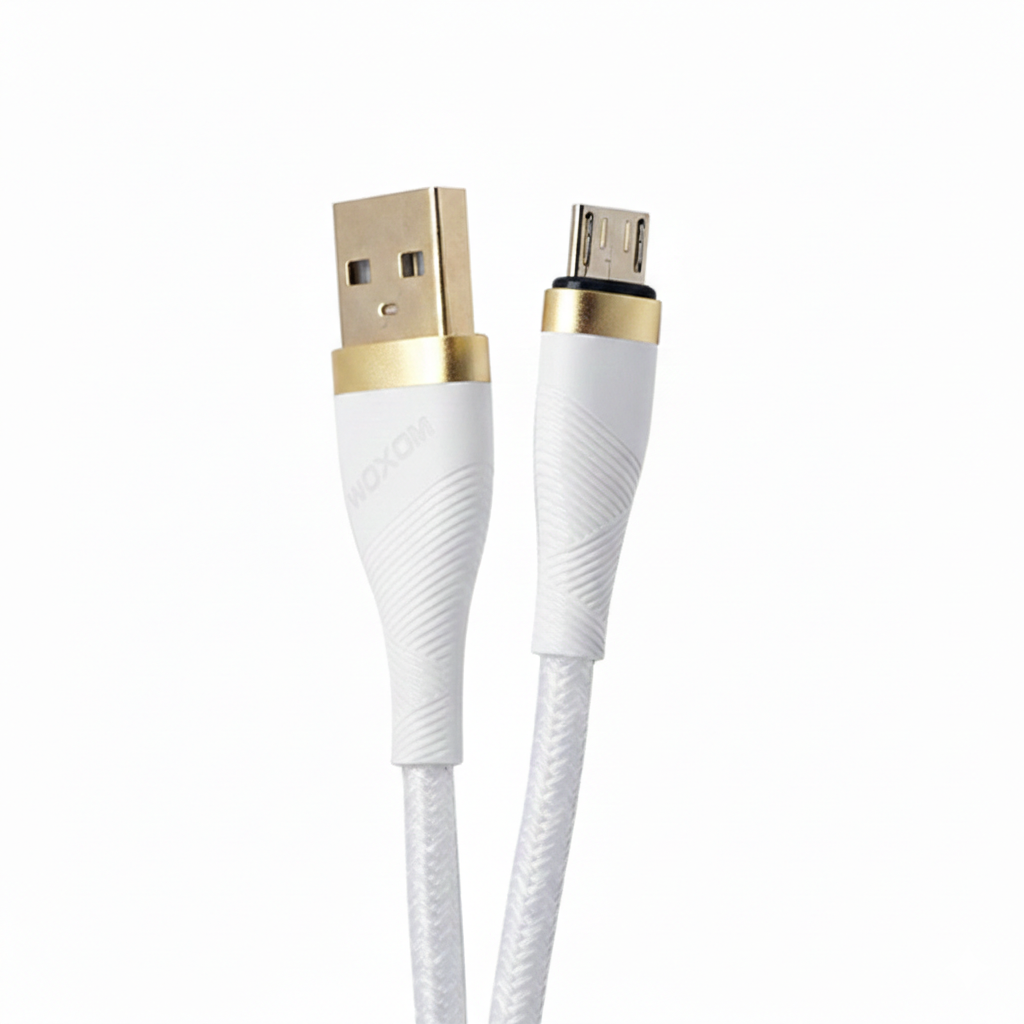 MOXOM 3M True Gold Plated Data Cable - Black | White - Lightning | Type-C | Micro