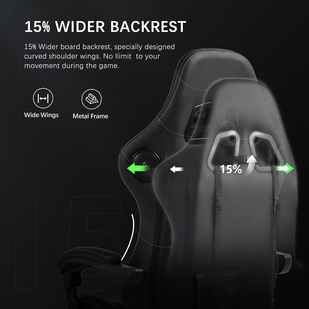 Razer Inspired Pro Gaming Chair - Black