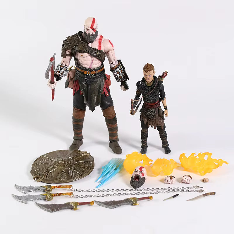 NECA God of War Kratos & Atreus 7" Action Figure Collection