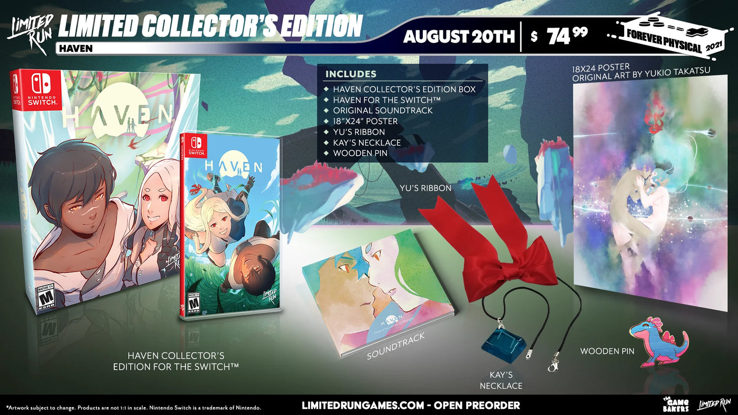 Haven Collector's Edition (Limited Run Games #117) - Nintendo Switch