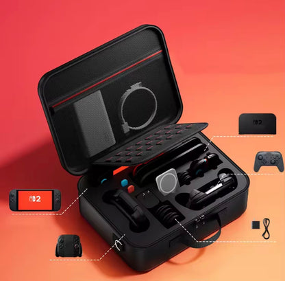 Nintendo Switch 2 All In One Travel Carrying Storage Case - Classic Black