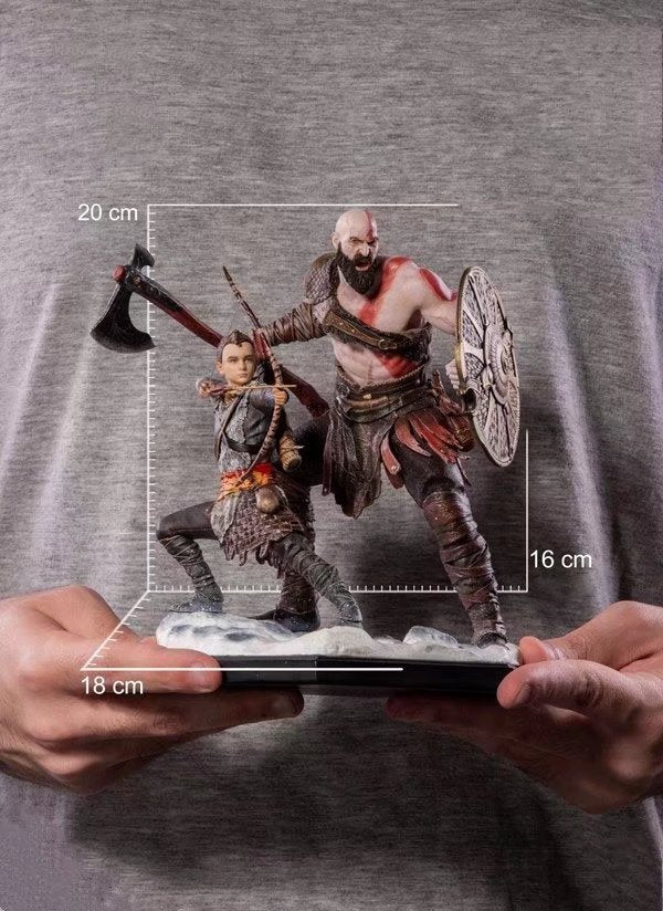 God Of War Kratos & Son Atreus 20CM PVC Action Figure Collectible