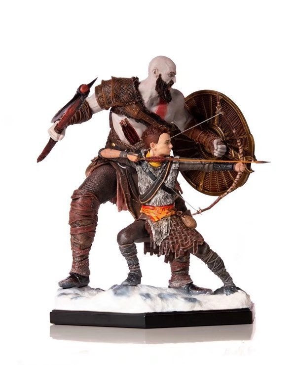 God Of War Kratos & Son Atreus 20CM PVC Action Figure Collectible