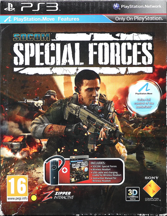 SOCOM Special Forces With Headset Bundle - Playstation 3