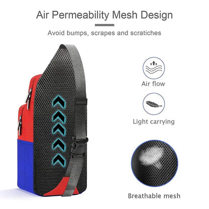 Super Mario Shoulder Bag - Red & Blue