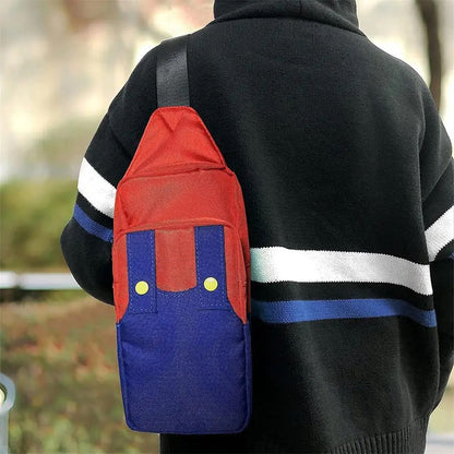 Super Mario Shoulder Bag - Red & Blue