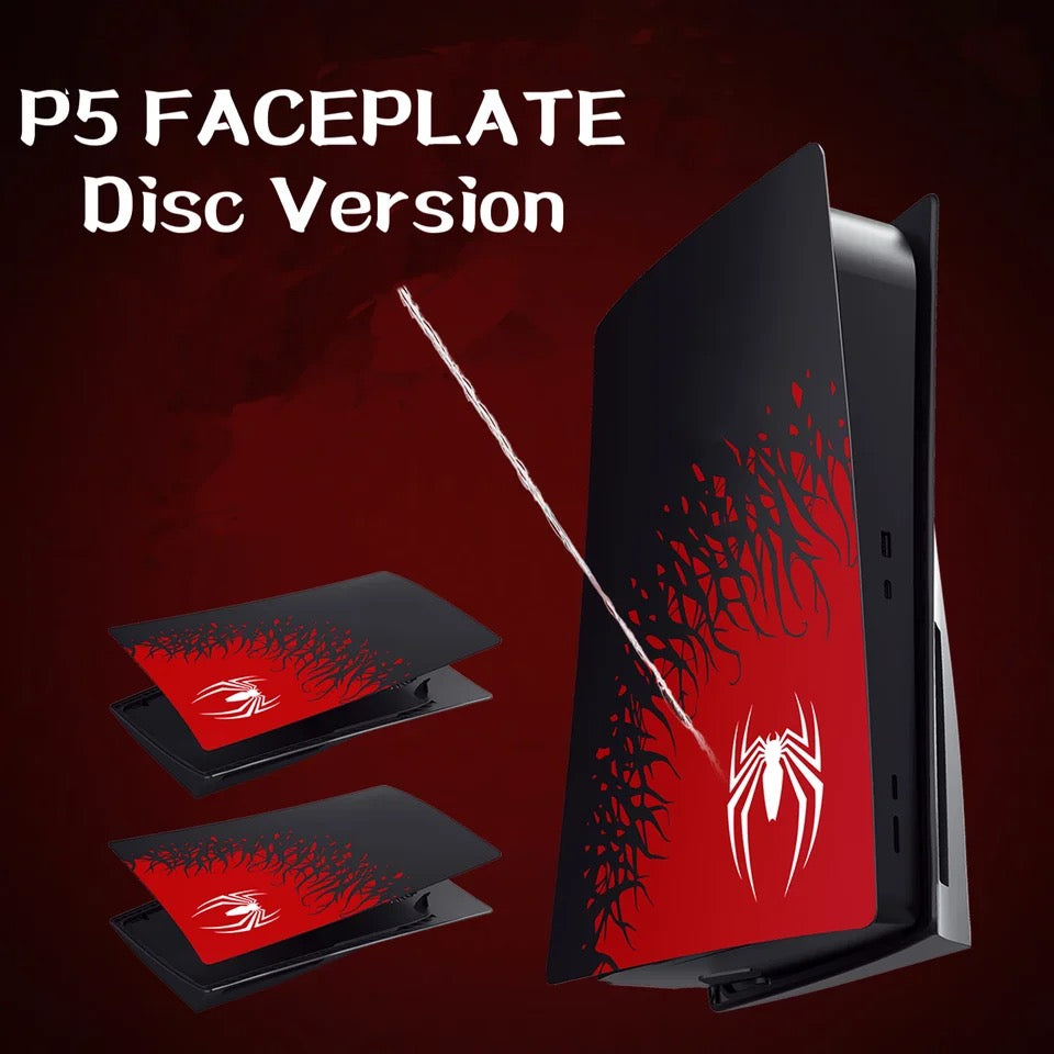 PS5 Console Cover Plates Replica (For Disc Version Only) Spider-Man 2 Edition