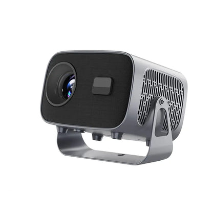 A10 LED Smart Projector Android 13 Dual WiFi Bluetooth 5.0 200 ANSI Lumens Auto Focus Portable Dual 5W Speakers Adjustable 40-160 Inch Projection