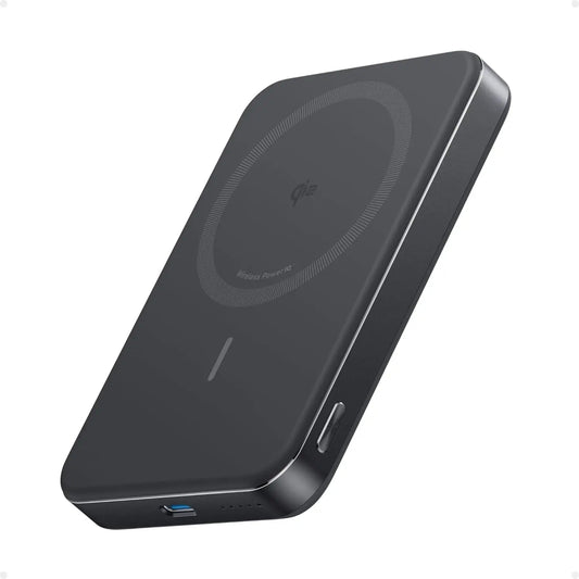 Anker MagGo 10,000mAh Ultra-Slim Qi2 Magnetic Power Bank, 15W MagSafe Wireless Charging, 30W USB-C PD Fast Charging, ActiveShield Safety, For iPhone 17/16/15/14 | BLACK