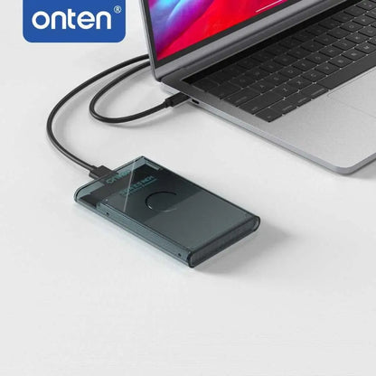 ONTEN OTN-UHD2 Transparent USB 3.0 Enclosure for 2.5-Inch SATA I/II/III HDDs and SSDs, Tool-Free Plug-and-Play, Up to 5 Gbps