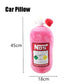 NOS Nitrous Oxide Bottle Soft Plush Stuffed Pillow Gifts Car Decor Headrest Neck rest