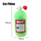 NOS Nitrous Oxide Bottle Soft Plush Stuffed Pillow Gifts Car Decor Headrest Neck rest